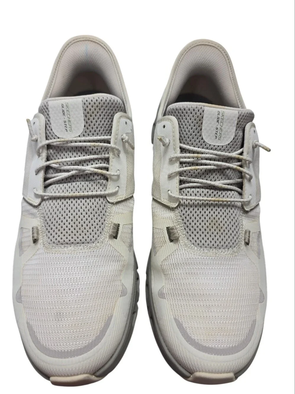 Skechers Slip-ins Men’s White/Gray Glide-Step Sneakers Size 13
